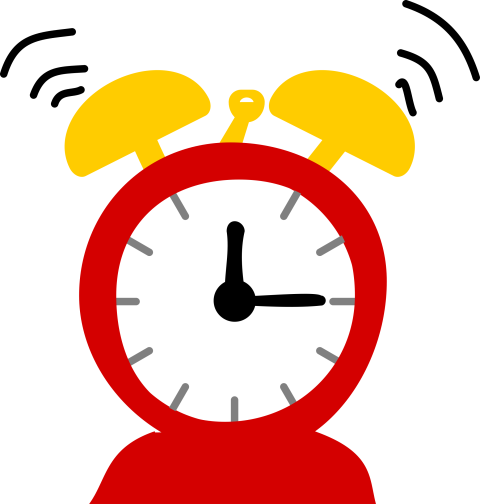 PSD Clipart Alarm Clock PNG Sticker & Drawing