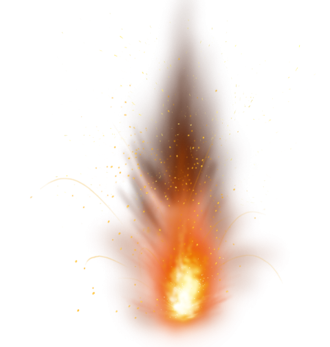 Smoke fire with sparkles transparent background png free download