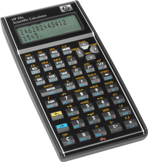 Unique Black Calculator PNG Free Picture