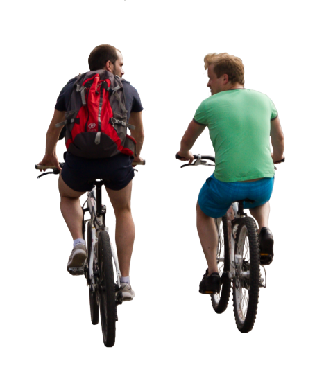 Cycling PNG Image with Transparent background