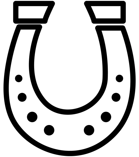 Horseshoe PNG Outline Free Download