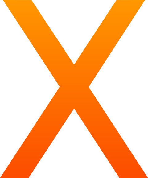 Large X PNG Sign Image