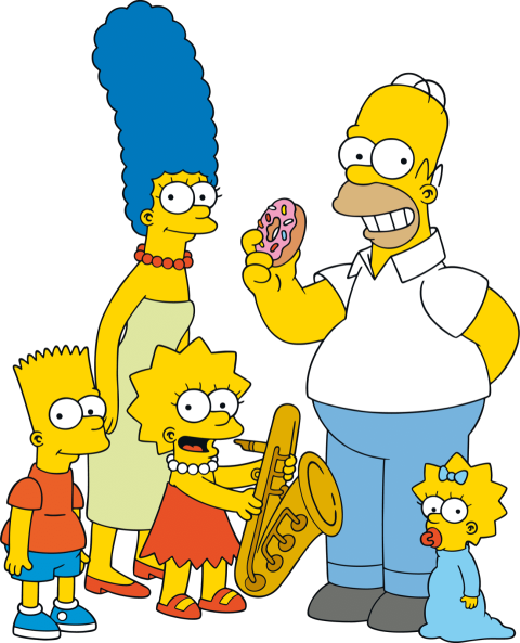 The Simpsons PNG HD Animated Cartoon Picture