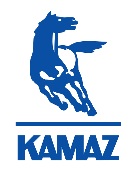 Roylaty Illustration Blue art on Kamaz PNG logo