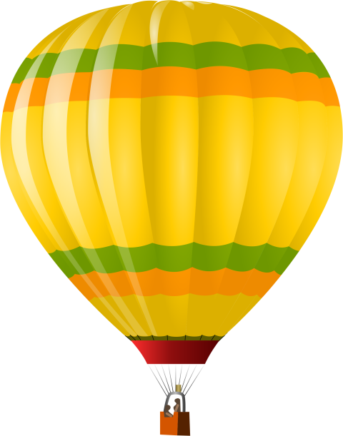 Animated Air Balloon PNG Picture Free Download