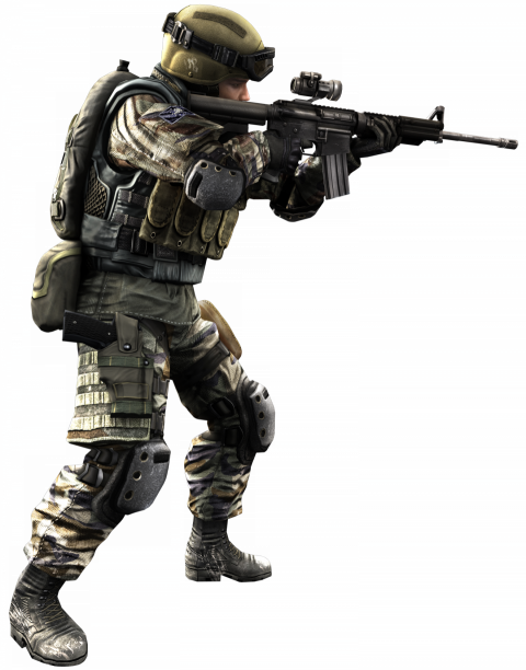 Call of duty game character shooting character png free