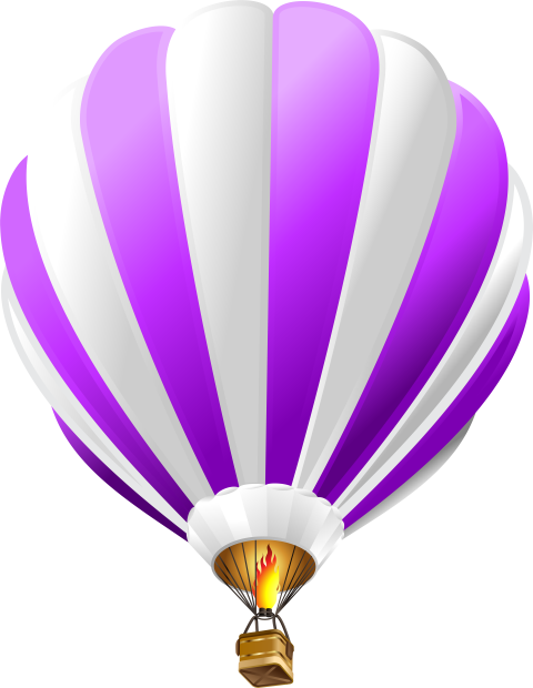 Peppa pig Air Balloon PNG image download free