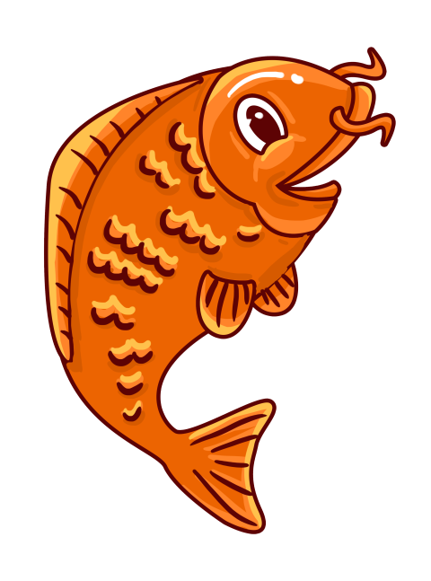 Cartoon fish cartoon koi carp PNG free Download