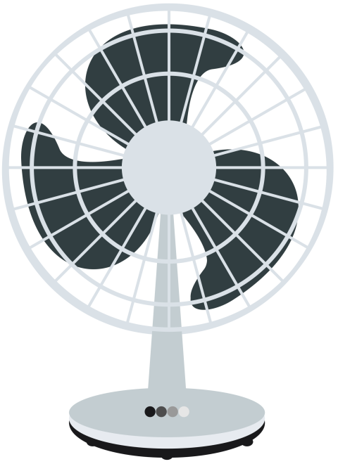 Illustration Fan PNG Sticker Free Download
