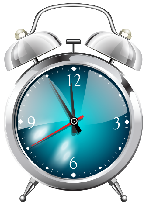 Silver Jam Alarm Clock PNG image Free Download