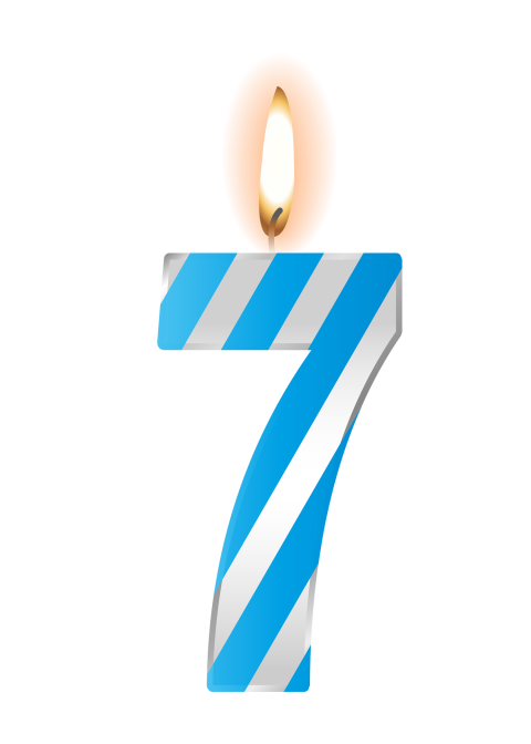 Free Download Birthday Number PNG Image