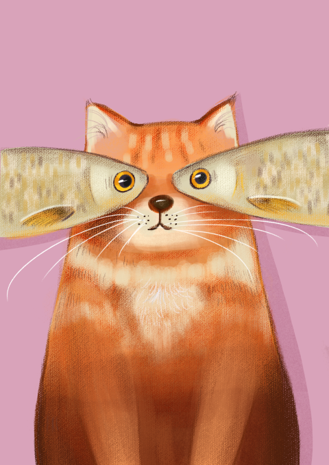 Cartoon cute animal pet cat Free PNG Download Image