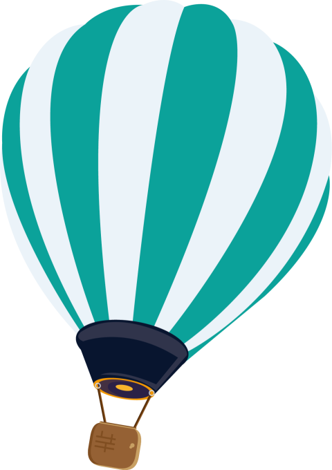 Cute Air Balloon PNG Image free download