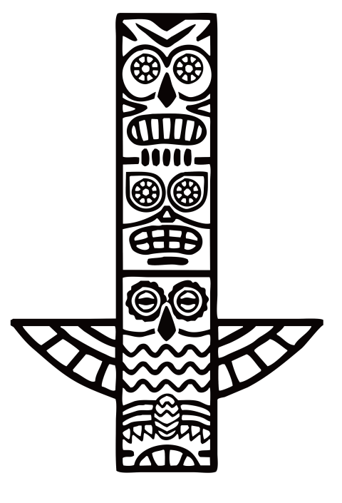 Totem totem pole owl tribe PNG Free Download