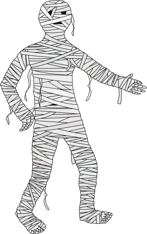 White Clipart Mummy PNG Image Free Download