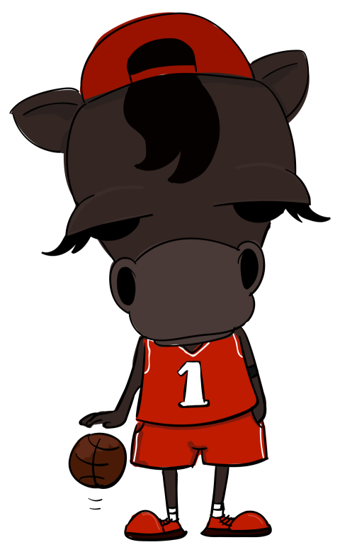 Zodiac horse basketball basketball clothes PNG Free Download