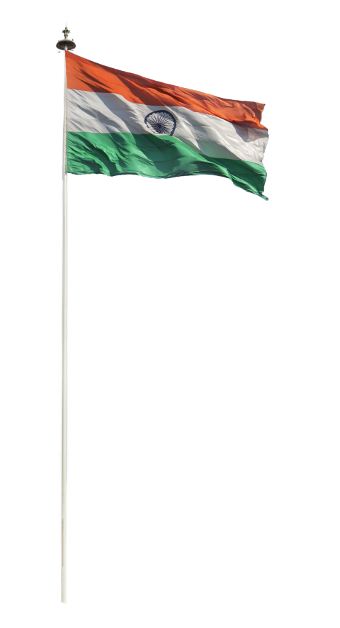 Flting India Flag PNG Transparent Background Image Free Download