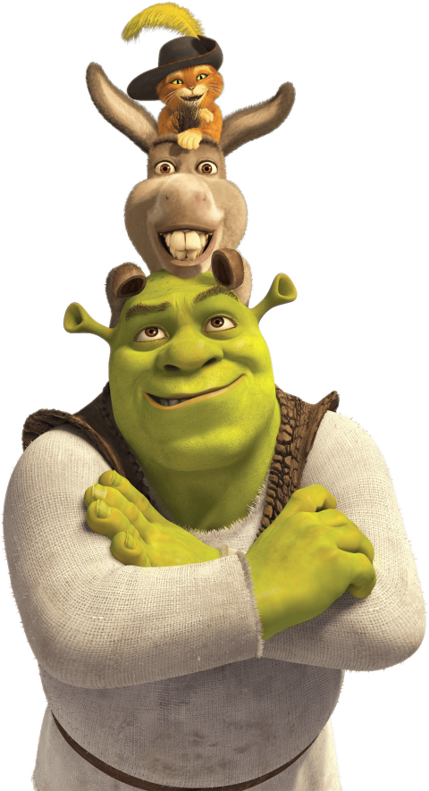 Ogre Shrek PNG Cartoon Character Free Download