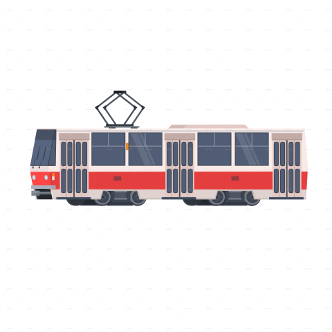 Roylaty Art Free Trolleybus PNG Transparent Picture Free download