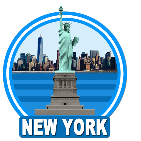Download Statue of Liberty in new york PNG sticker