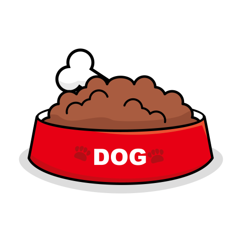 Dog food vector illustration isolated Free PNG Download