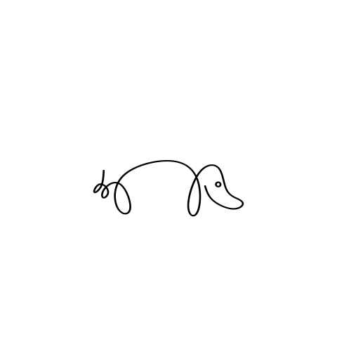 Dog logo vector with continuous Free PNG Download