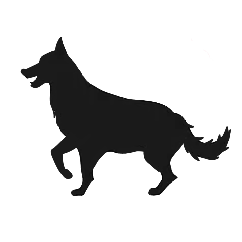 Dog silhouette picture PNG free Download