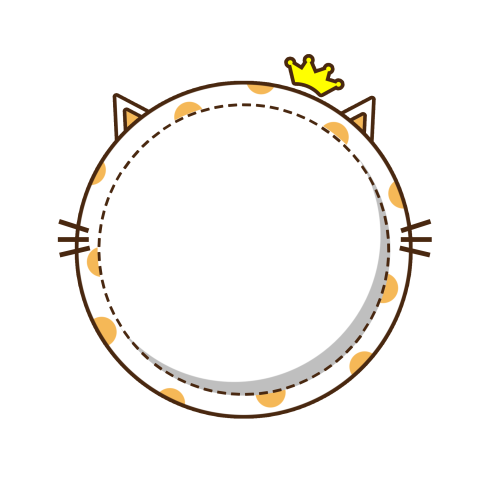 Cartoon round crown cat dialog PNG Free Download