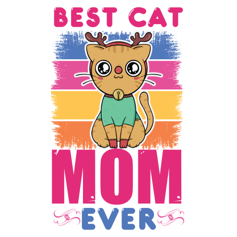 Best cat t shirt design PNG Free Download