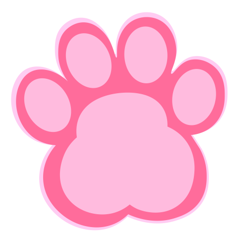Paw vector foot trail print PNG Free Download