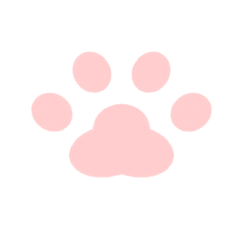 Cute white cat paws Free PNG Download