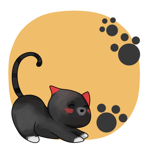 Black cat border black cat PNG Free Download