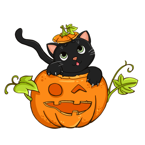 Cartoon halloween head pumpkin naughty Free Download