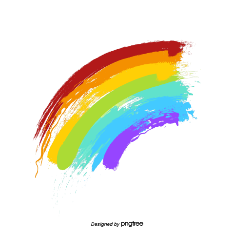 Rainbow tail rainbow tail cat PNG Free