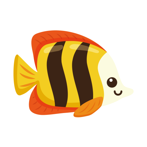 Pretty goldfish ornamental fish through PNG Free Download
