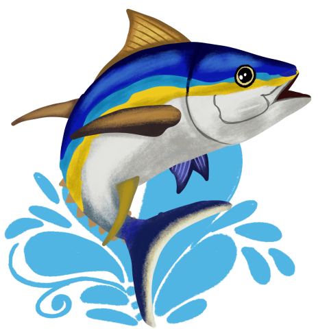 Tuna fish illustration PNG Free Download