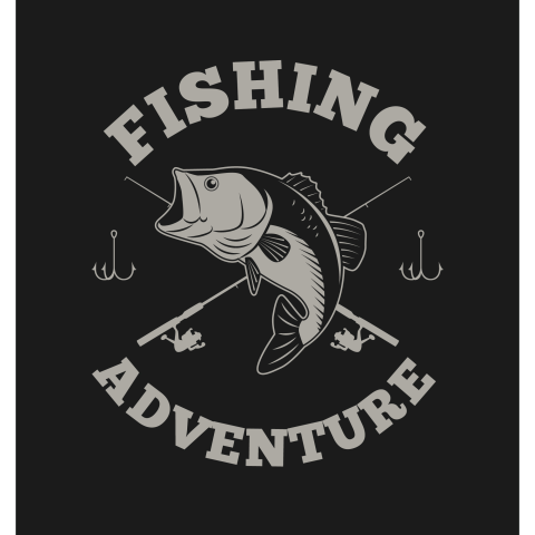 Fishing adventure with bass fish PNG Free Download