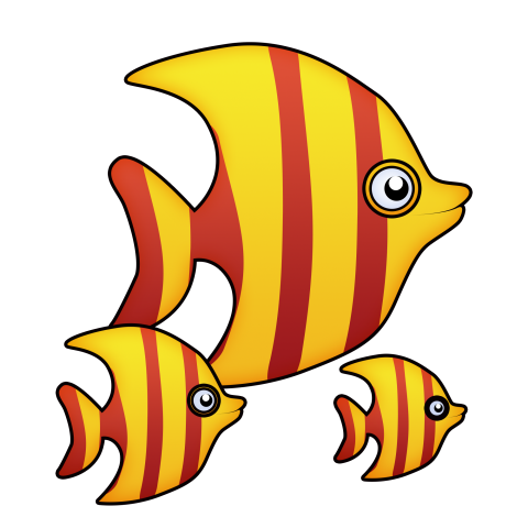 Tropical fish marine fish cartoon PNG download