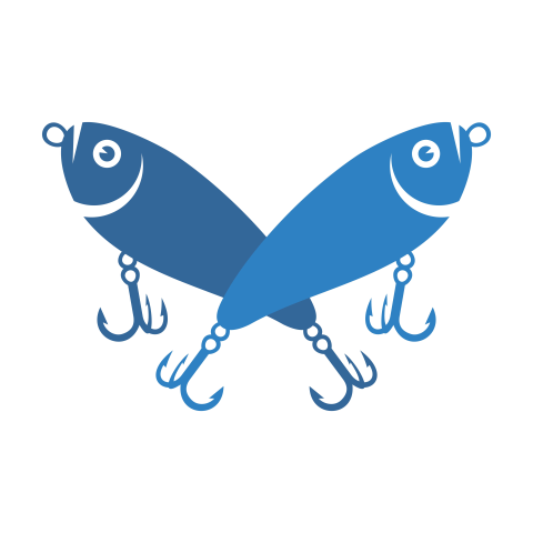 Fishing lures logo icon Free PNG Download