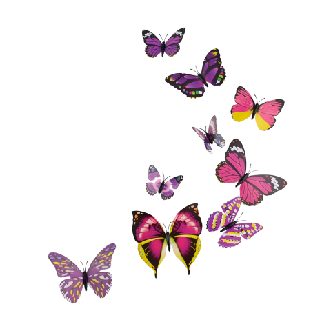 Butterfly plastic insect PNG Free Download
