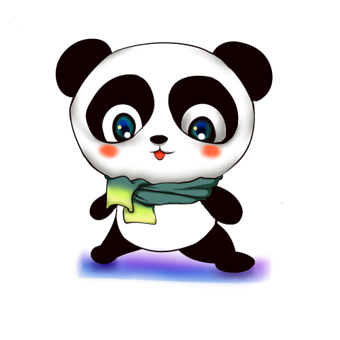 Cute cute little panda PNG Free Download