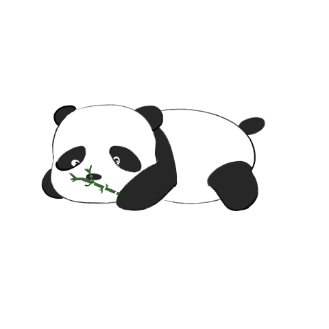 Cartoon giant panda vector PNG Free Download