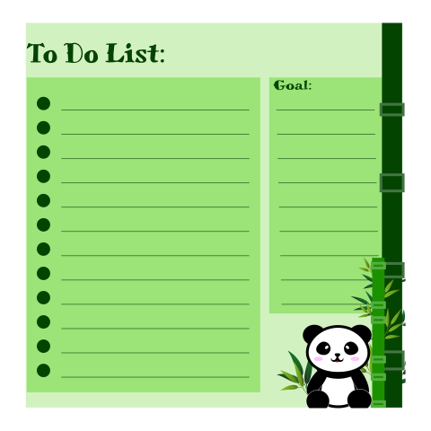 To do list with cute PNG Free Download