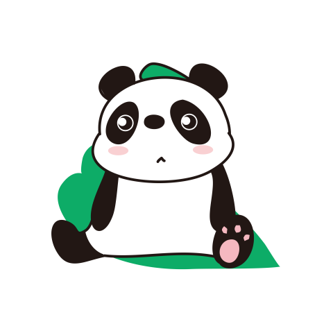 Hand painted animal panda protect PNG Free Download