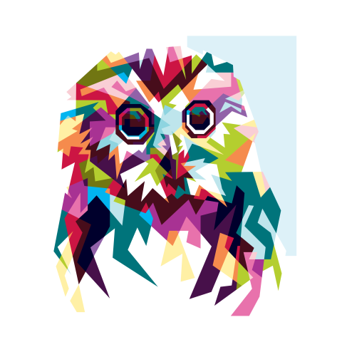 Colorful owl PNG Free Download