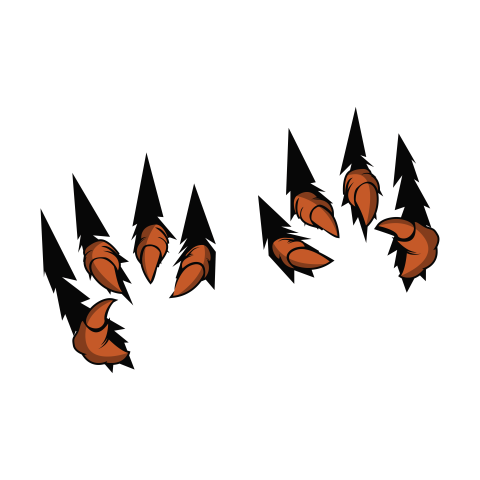 Eagle claw talons vector PNG Free Download