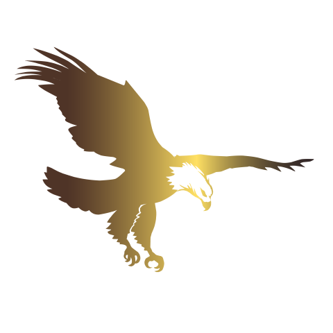 Flying golden eagle PNG free Download