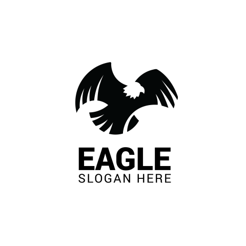 Flying eagle logo template PNG Free Download