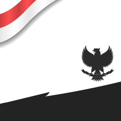 Eagle black pancasila day template PNG Free Download