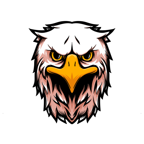 Eagle head logo illustration PNG Free Download